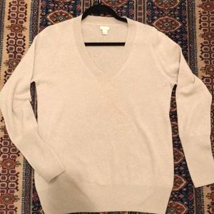 J Crew Italian Cashmere V-neck sweater